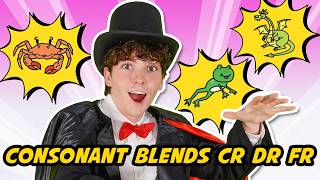 Consonant Blends CR, DR, & FR | Phonics Comics | Fat Cat