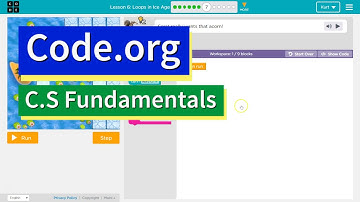 Loops in Ice Age Lesson 7.7 Course D Code.org Tutorial with Answers