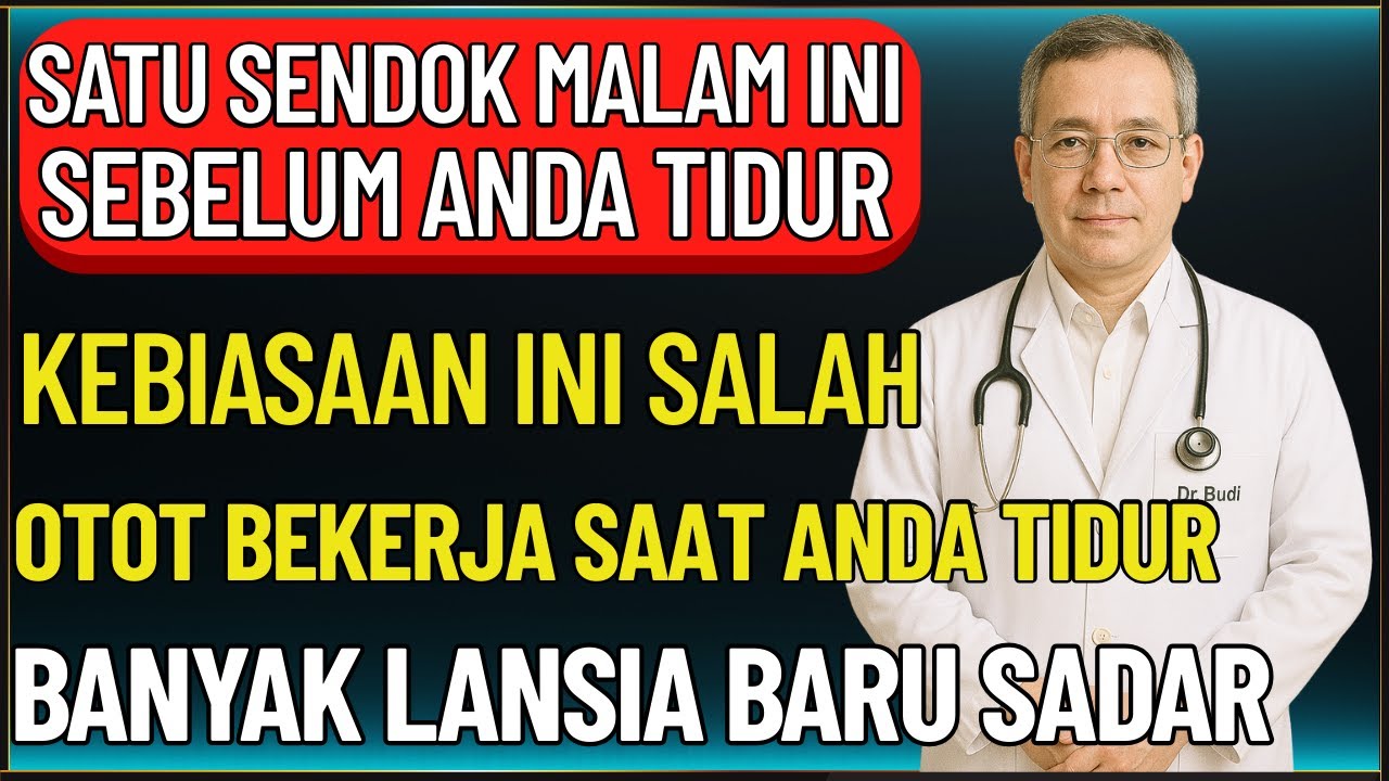 Rahasia Otot Kuat di Usia Senja: Cukup 1 Sendok Ini Sebelum Tidur