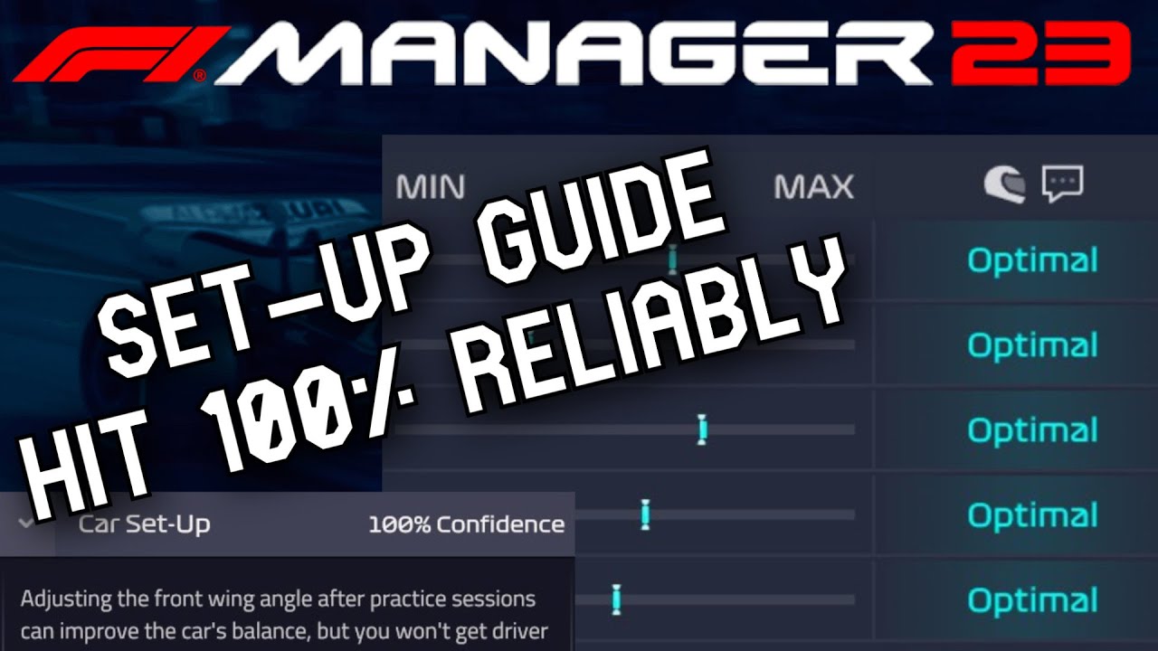 F1 Manager 22 Setup Guide - How To Create The Perfect Setup!