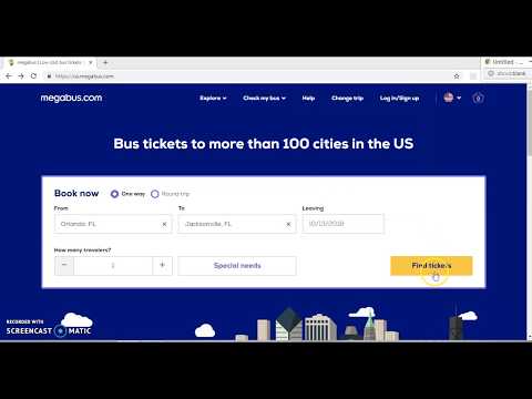Video: Megabus.com Menawarkan Perjalanan Bus Hemat