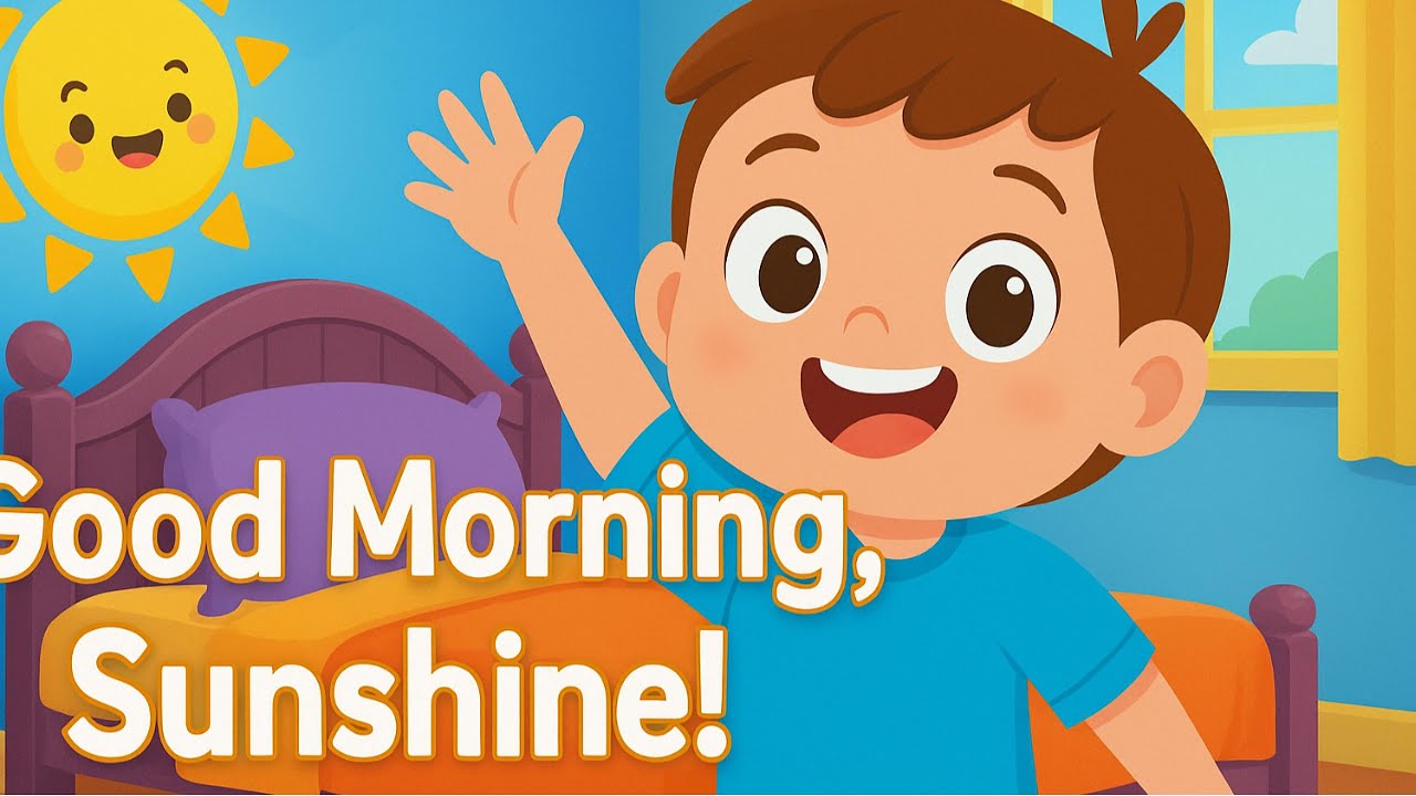 Morning Routine Sunshine 🌞 Good Morning, Sunshine! | Morning Routine Song for Kids | SJA Kids ...