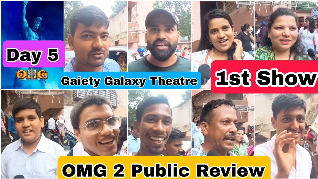 OMG 2 Movie Public Review Day 5 First Show Independence Day Special At Gaiety Galaxy Theatre