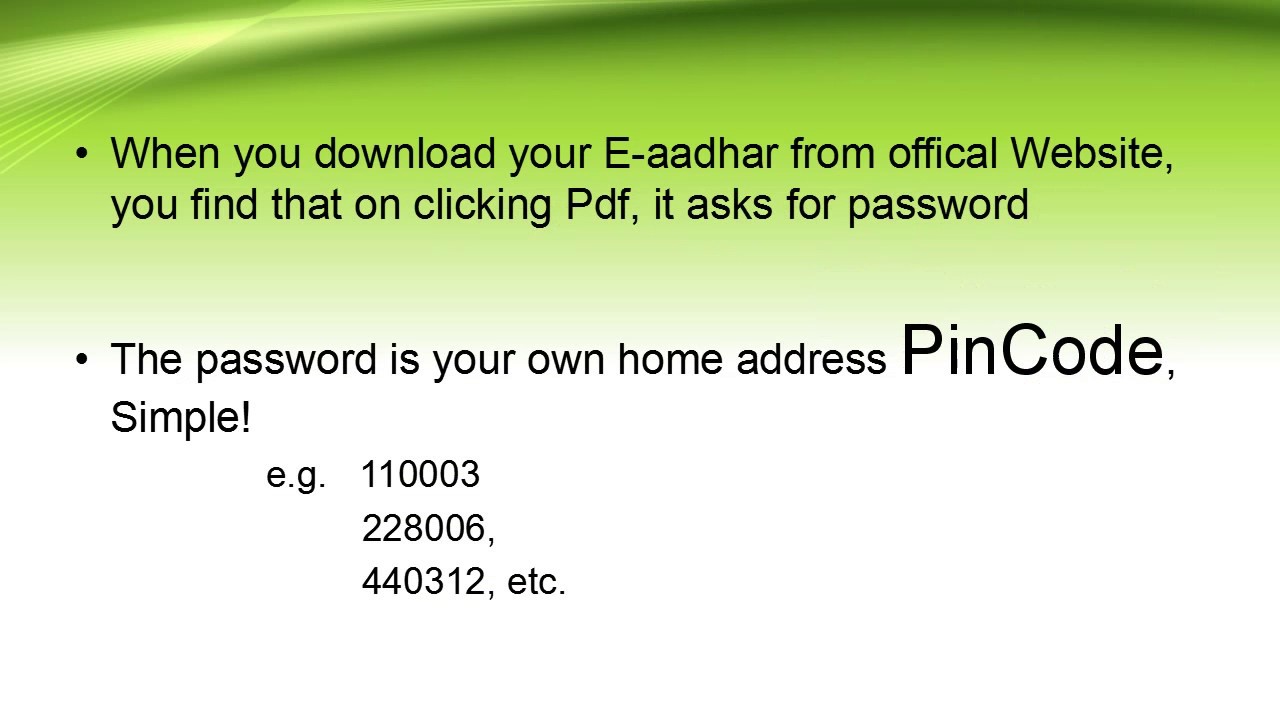 How To Open E Aadhaar Card PDF Pdf YouTube how-to-open-e-aadhaar-card-pdf-pdf-youtube
