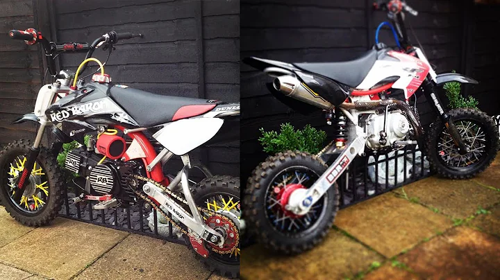 CRF50 88cc Pitbike Exhaust Comparison Compilation