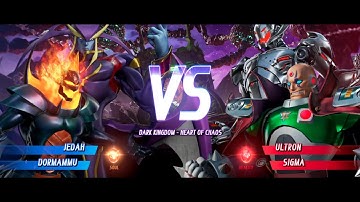 Jedah and Dormammu vs Ultron and Sigma MARVEL VS. CAPCOM: INFINITE