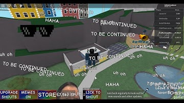 Roblox Shouting Simulator Insane Glitches + original creator of flying glitch