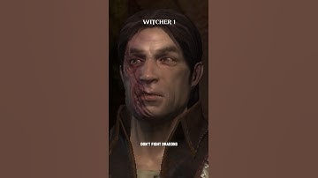 Evolution of The Witcher Characters | Witcher 1 vs Witcher 3