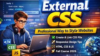 External CSS – Professional Way to Style Websites