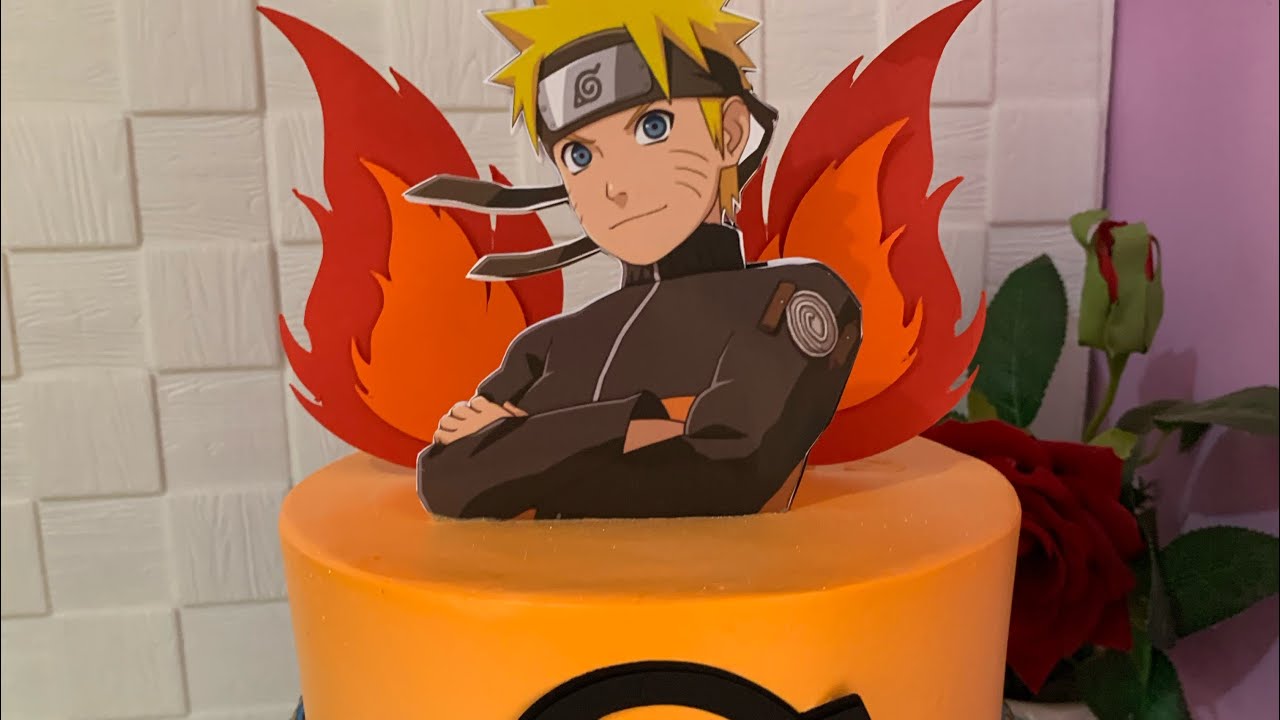 Topo de bolo - Naruto  Bolo naruto, Festa naruto decoração, Festa