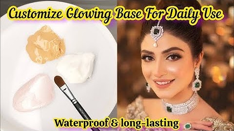 Customized Base For Summer’s ||Customize Glowing Base For Daily Use #beautyhacks #parlorsecretbase