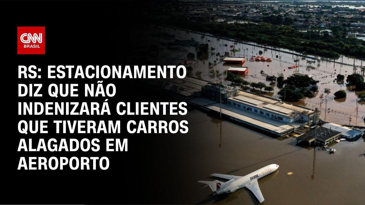 RS: estacionamento diz que não indenizará clientes que tiveram carros alagados em aeroporto | LIVE