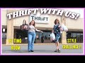 Thrift with US! Thrifting Style Challenge in the Fitting Room!