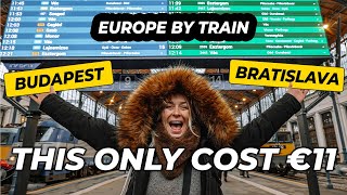 TRAVELLING EUROPE BY TRAIN - Budapest to Bratislava VLOG by Twosome Travellers 9,239 views 1 year ago 8 minutes, 26 seconds