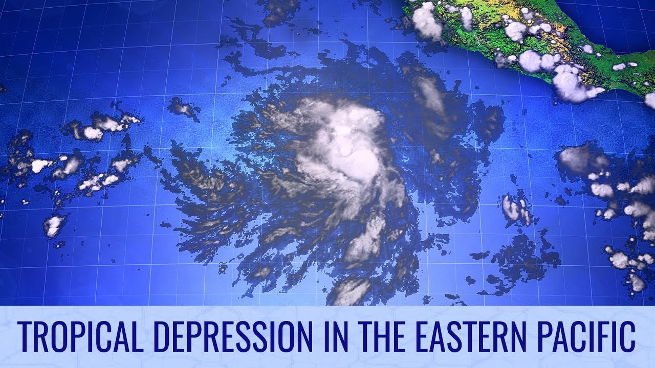 Tropical Depression 03E in the Eastern Pacific - July 12, 2023 - YouTube