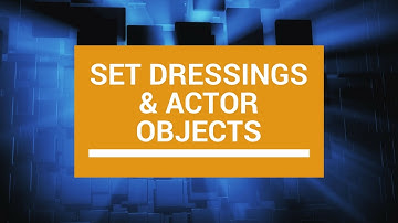 FrameForge Tutorial  - Set Dressings and Actor Objects
