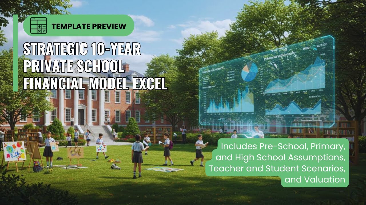 Private School Financial Model in Excel – Step-by-Step Template Walkthrough