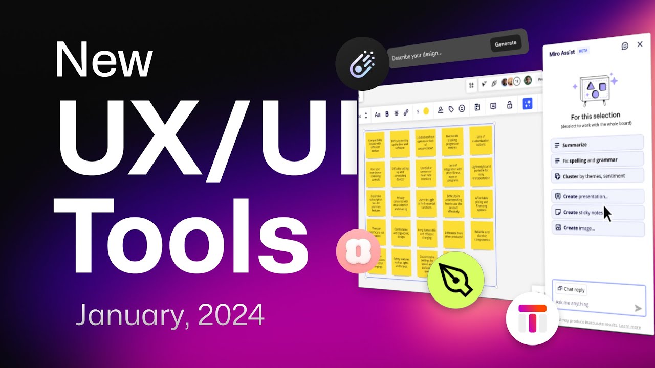 New ux ui tools 2024 a i ux world design competition ui assistant