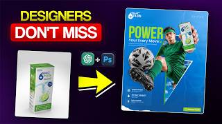 Stop Designing Product Posters Wrong! AI   Photoshop (Free PSD)