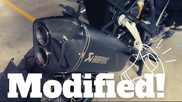 Step by Step How to remove the silencer from a Euro 5 Akrapovič