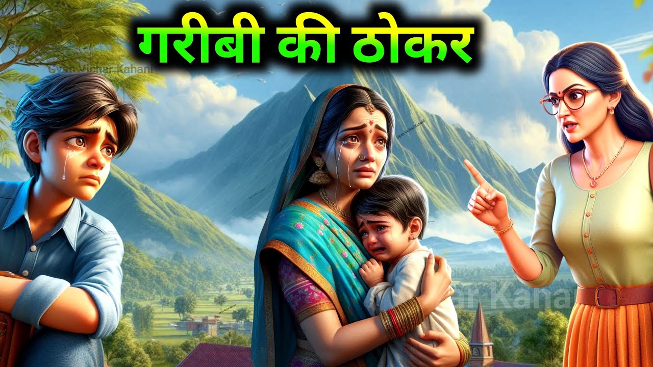 गरीबी की ठोकर। अनमोल कहानी। @Gyanvicharkahani Moral story #hindistories #motivationalstory #kahani