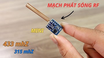 Mạch Phát Sóng RF Mã Cố Định EV1527 Tần Số 433MHz | Điện tử DAT
