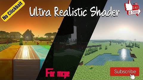 Nori Shader with pbr textures == OP | Ultra graphics for mcpe | Download now ⚔