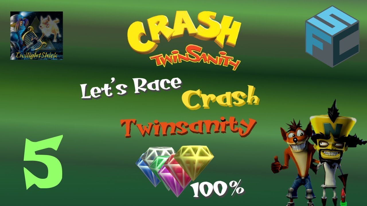 Let's Race Crash Twinsanity [100%] vs. SuperFlashCrash #5 - Gewohnte Sicherheit