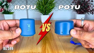 Boat Stone Uno vs Portronics Pico 💥 Mini Portable Speaker 
