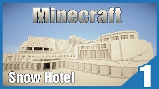 Best Minecraft Snow Hotel (Timelapse) -Part 1