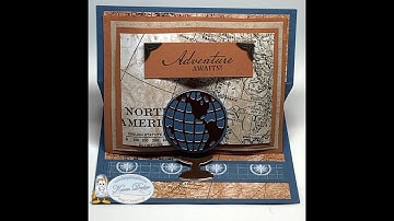 Open Book Easel Card