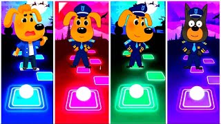 Sheriff Laborador 🆚Police Officer🆚Laborador🆚Best Of Sheriff Laborador 🎶🎵Tiles Hip Edm Rush Game 