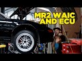 MR2 takes Miss Daisy parts (Water to air Intercooler Install)