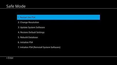 How To: Start #PS4 (Pro) / #PS5 Safe Mode / Rebuild Database & More
