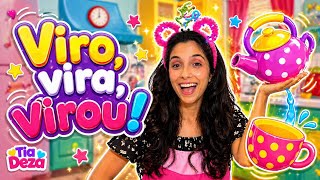 VIRO, VIRA, VIROU -A MÚSICA DA CANECA E DA CHALEIRA (Grupo Triii) #coreografia #musicainfantil #bebê