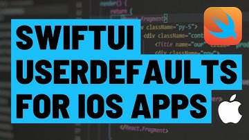 Persisting Data to UserDefaults for SwiftUI iOS Apps - Simple Todo List First Project for SwiftUI