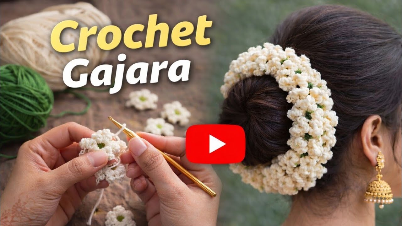 Crochet Gajara Making Tutorial 🌼 | Bridal + Festival | Budget Friendly & Allergy Free