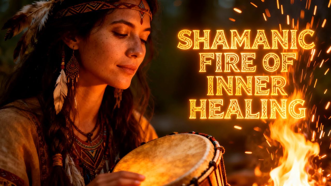 Sacred Shaman Drum Journey for Fire Meditation and Deep Emotional Cleansing Through Drum