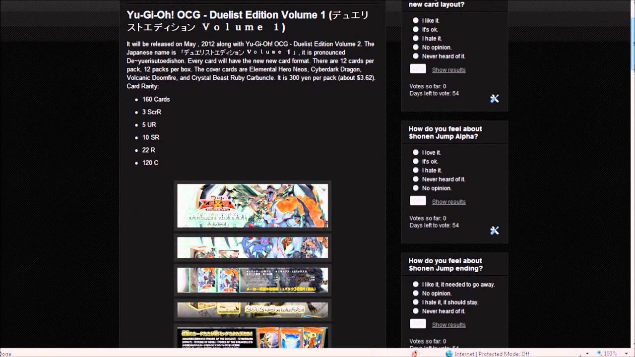 Yugioh OCG News Episode 5: DE01, DE02, Duel Terminal, Structure Deck, and 802 Abyss Rising!