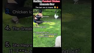 Ranking Funniest Chicken Reactions 🐔😂 #viral #shorts #funny #comedy #shortvideo #chicken #trending