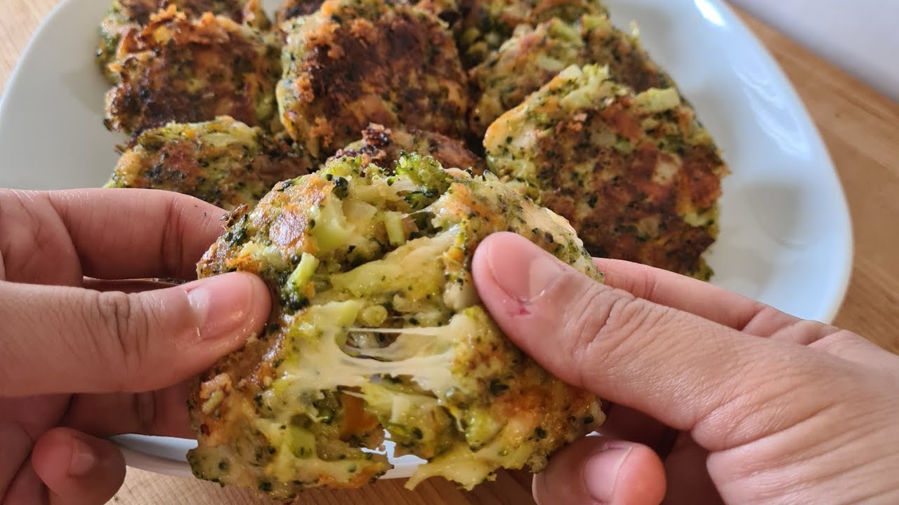TORTITAS DE BROCOLI, ZANAHORIA Y QUESO! SUPER DELICIOSAS