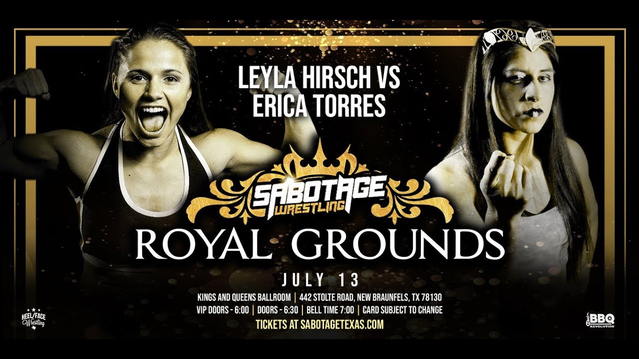 [FREE MATCH] Erica Torres vs Leyla Hirsch at Sabotage Wrestling
