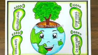 Climate Action: Small Steps, Big Change Painting | National Level Painting Competition | Easy Poster