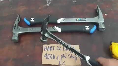 Về đc vài cây búa đóng đinh thép nguyên khối size 22 Giá 400k 1c Chưa phí ship Lh 037_322_7599 zalo