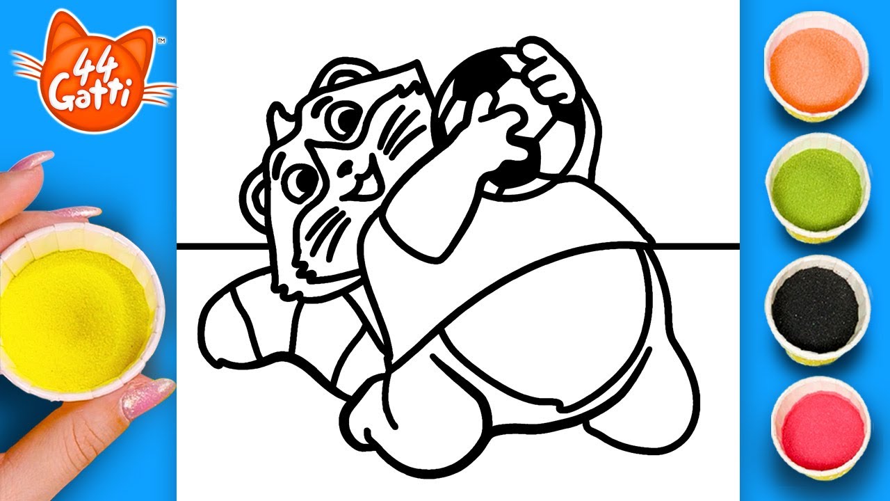 44 Gatti | Colorare con la sabbia!  La raccolta di tutti i nostri lavoretti 🌈😺🎨