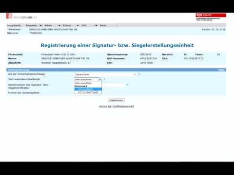 Video-Tutorial Registrierkassen-Anmeldung bei FinanzOnline Teil 2 - YouTube