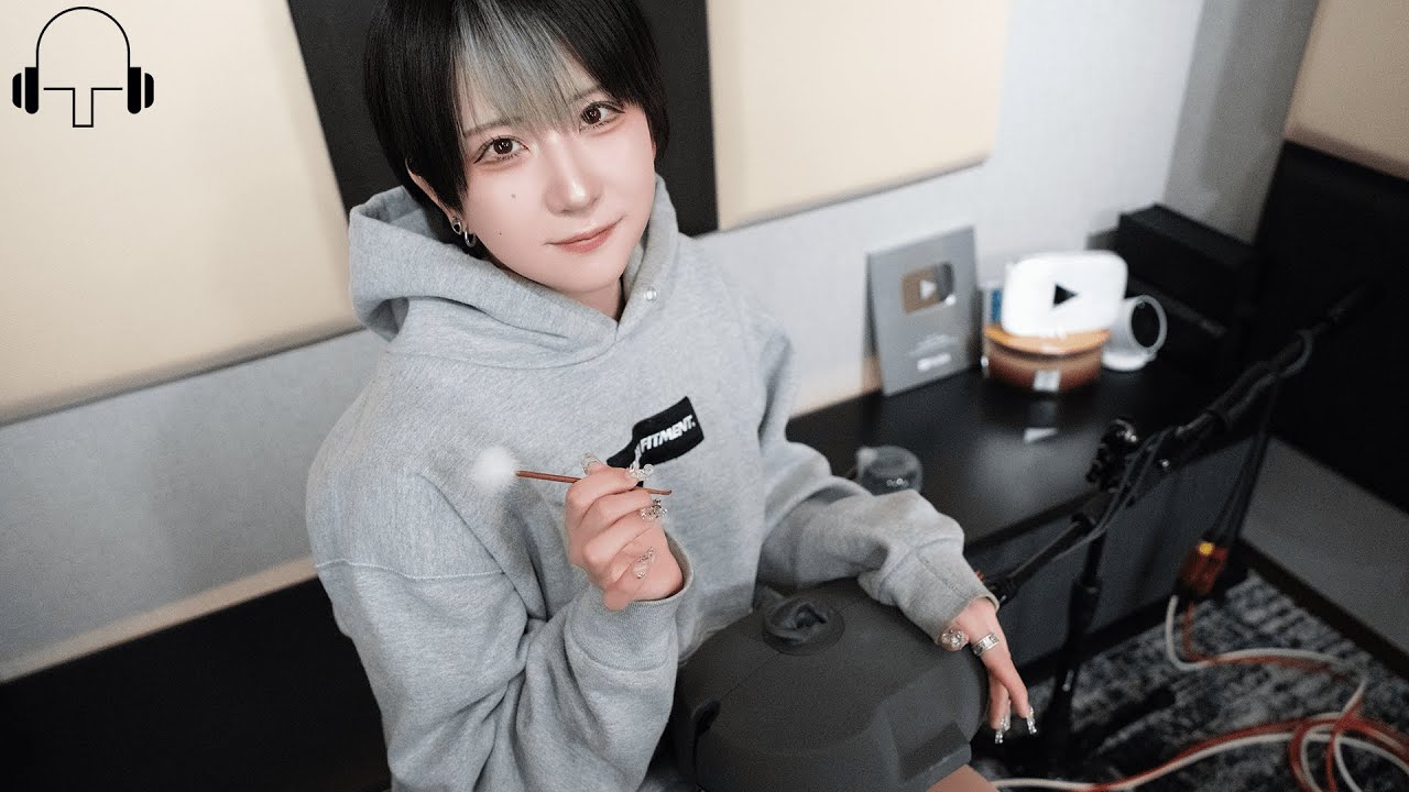 【Анзу Амамия】Чистка ушей на коленях【ASMR / 4K】