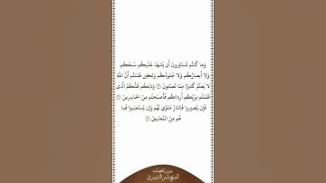 تلاوة في دقيقة | سورة فصلت  الآيات ٢٢ - ٢٤ | الشيخ ياسر الدوسري