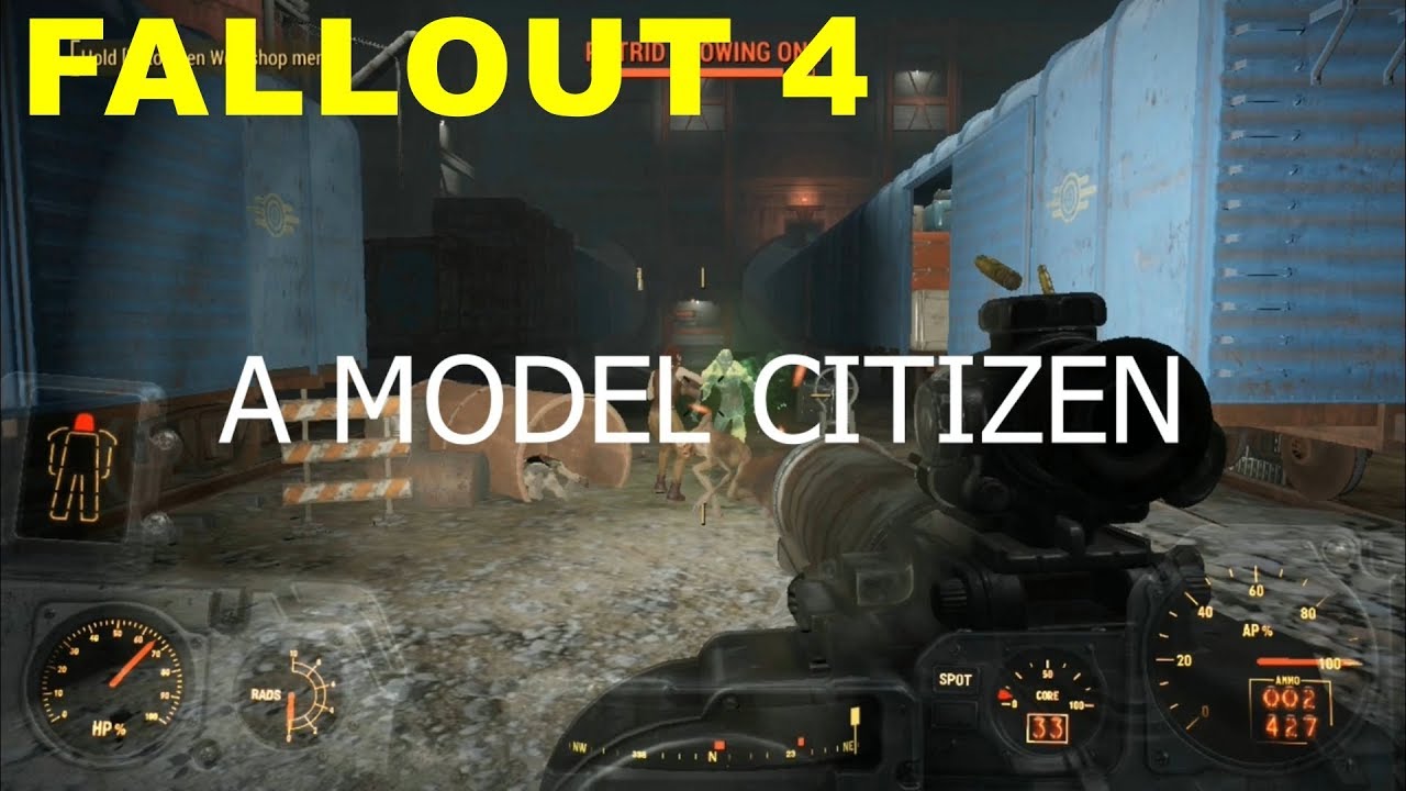 Fallout Citizen FALLOUT 4 A MODEL CITIZEN - YouTube