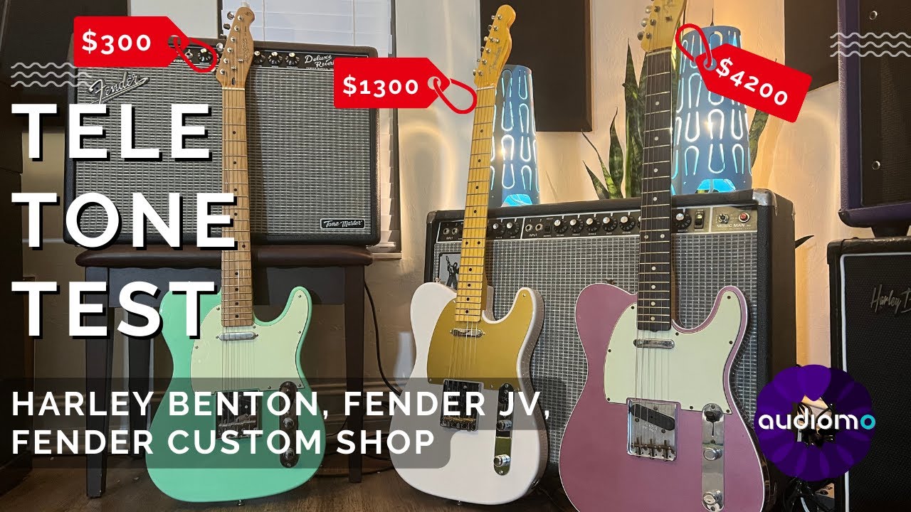 Can YOU hear which is which? (Harley Benton, Fender Japan, Fender